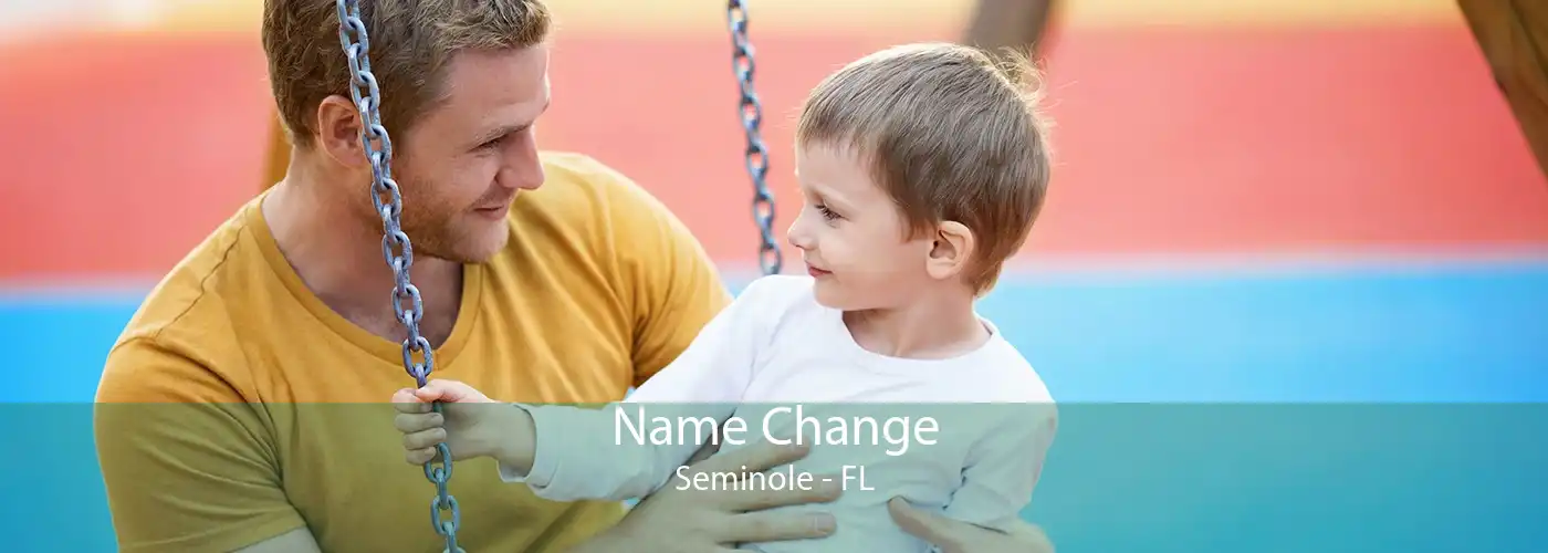  Name Change Seminole - FL